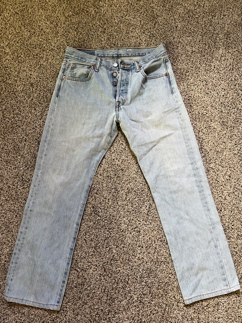 Levi's Light Blue Straight-Leg Jeans
